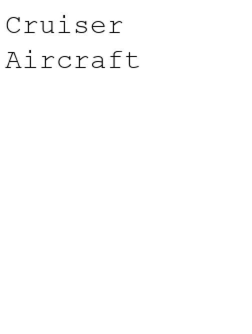 Cruiser Aircraft